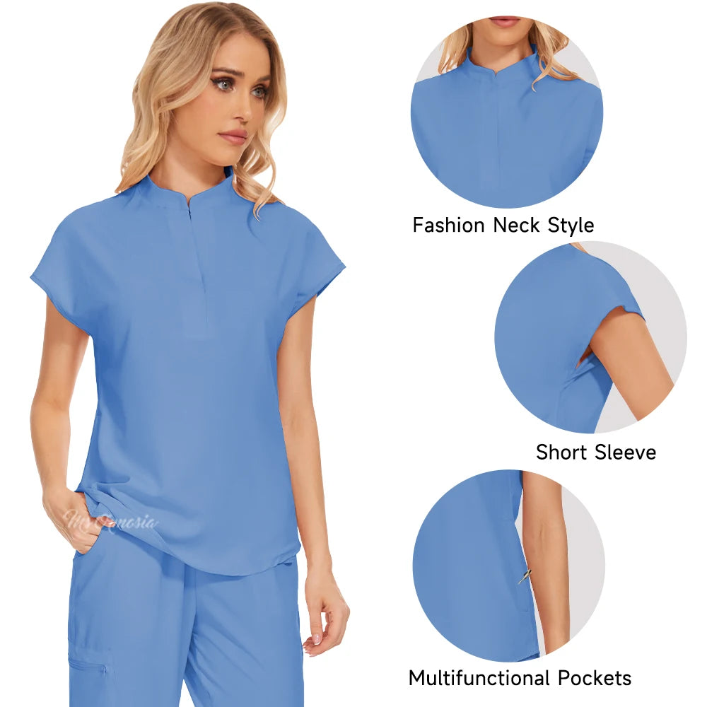 Uniforme Médico Quirúrgico para Mujer (Set Completo)